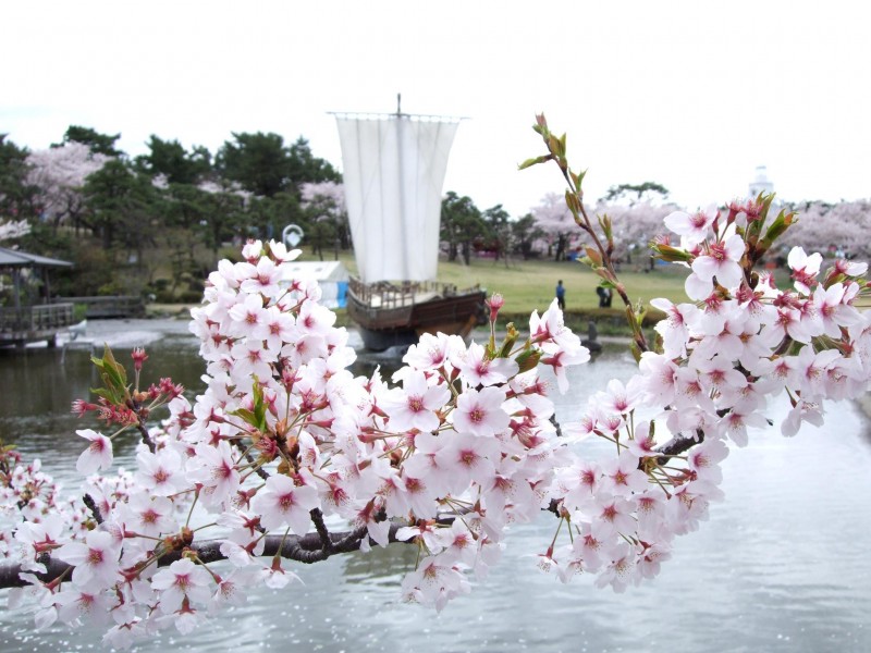 酒田市、日和山公園