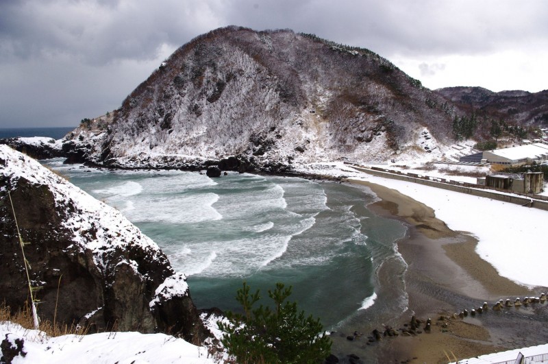 冬の三瀬海岸